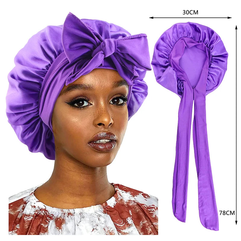 Eclipse Silk Sleep Bonnet — Frizz-Free, Tangle-Free Nights