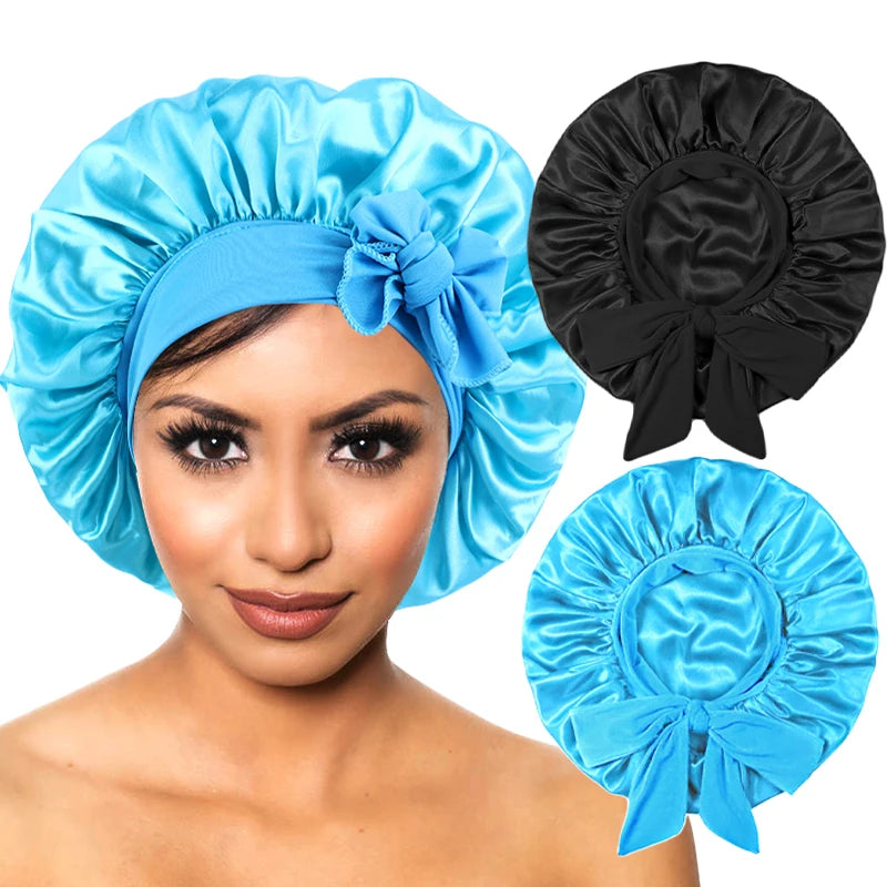 Eclipse Silk Sleep Bonnet — Frizz-Free, Tangle-Free Nights