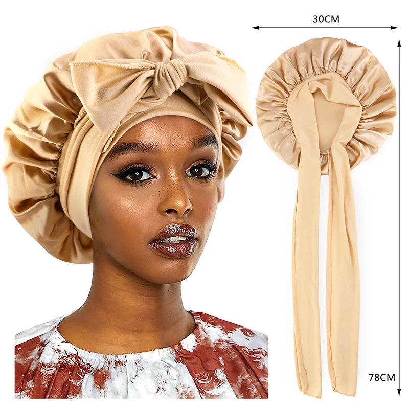 Eclipse Silk Sleep Bonnet — Frizz-Free, Tangle-Free Nights