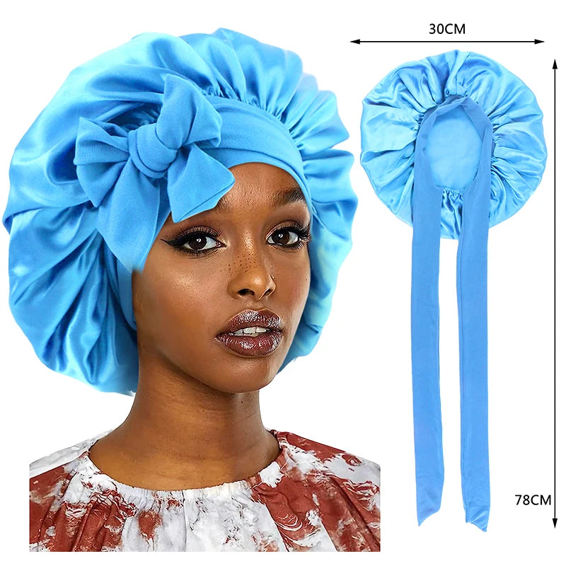 Eclipse Silk Sleep Bonnet — Frizz-Free, Tangle-Free Nights
