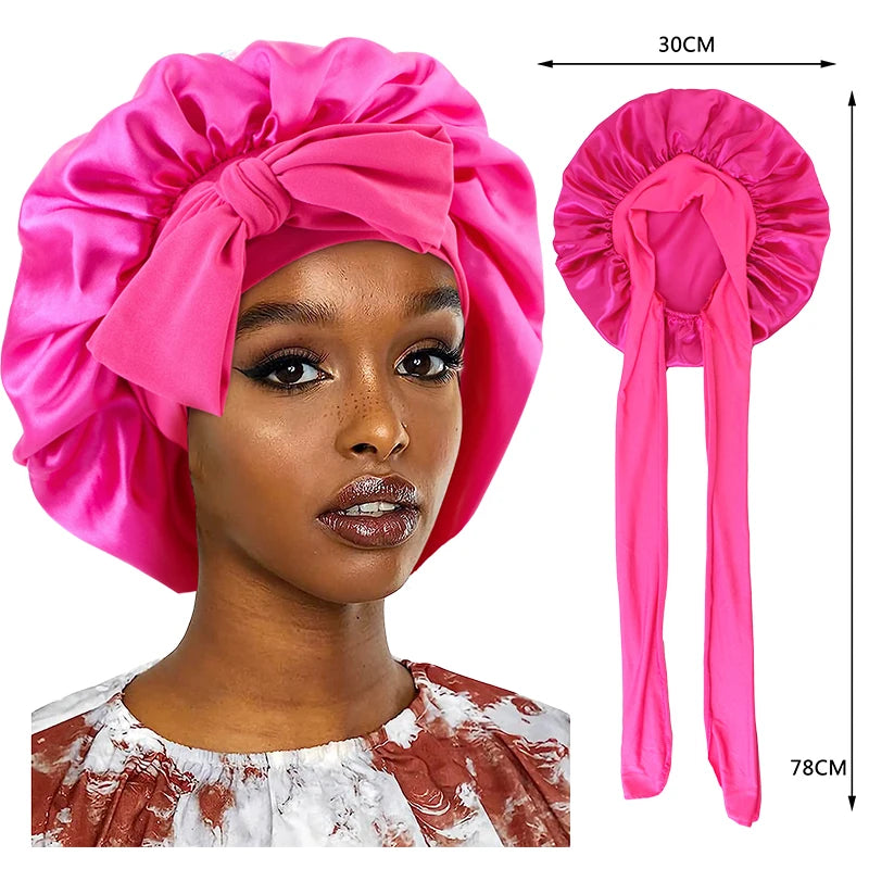 Eclipse Silk Sleep Bonnet — Frizz-Free, Tangle-Free Nights