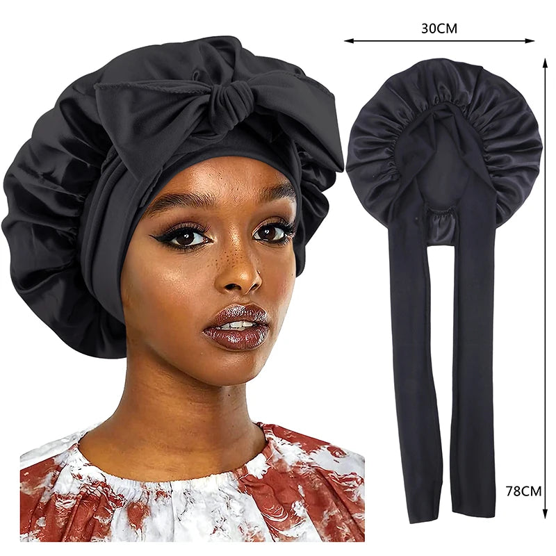 Eclipse Silk Sleep Bonnet — Frizz-Free, Tangle-Free Nights