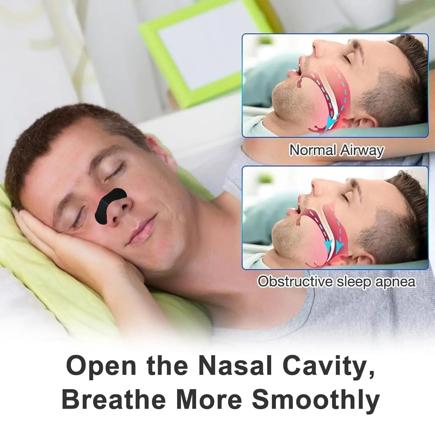 Eclipse Nasal Strips — Open-Airway Breathing Strips (30-Pack)
