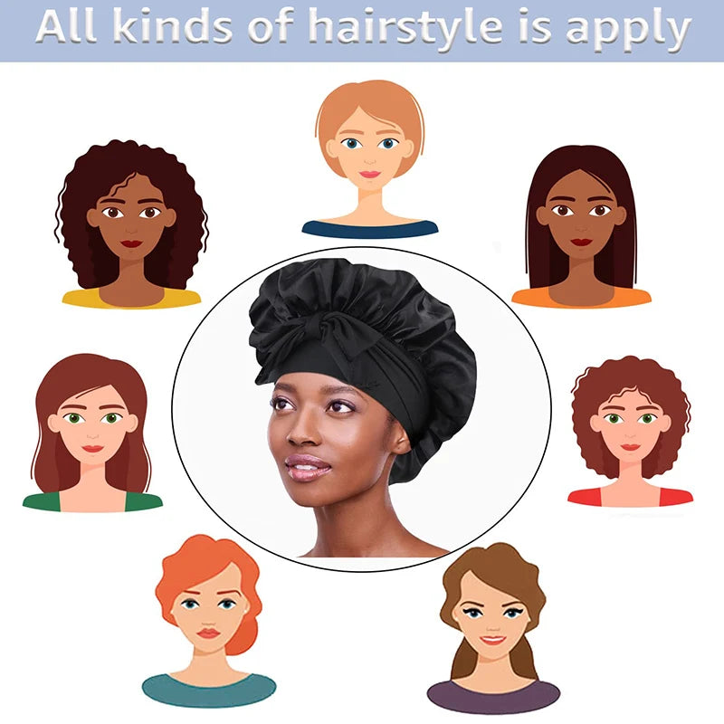 Eclipse Silk Sleep Bonnet — Frizz-Free, Tangle-Free Nights