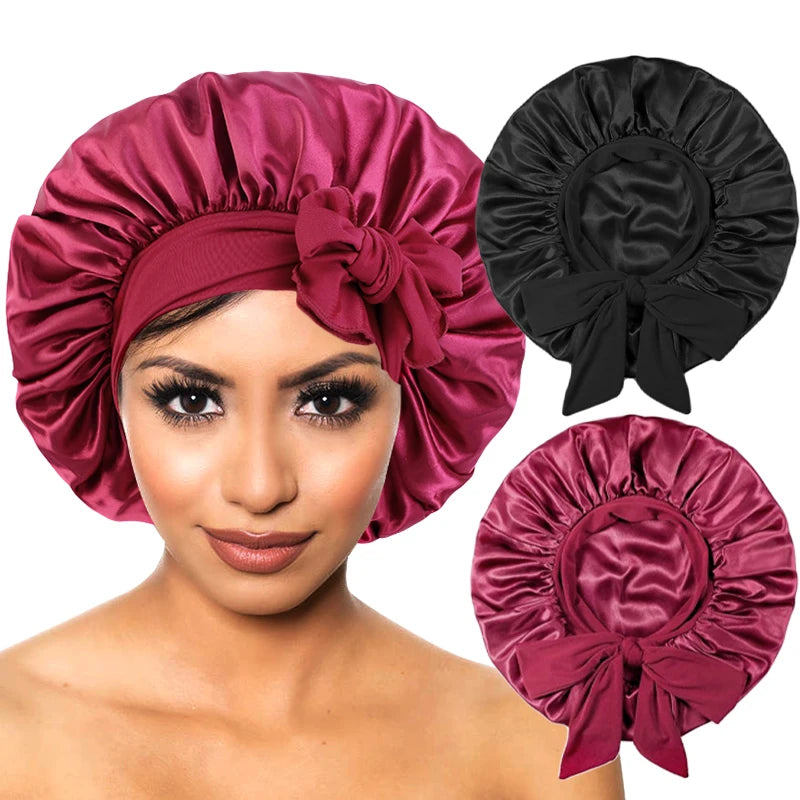Eclipse Silk Sleep Bonnet — Frizz-Free, Tangle-Free Nights