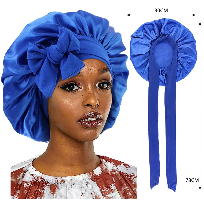 Eclipse Silk Sleep Bonnet — Frizz-Free, Tangle-Free Nights
