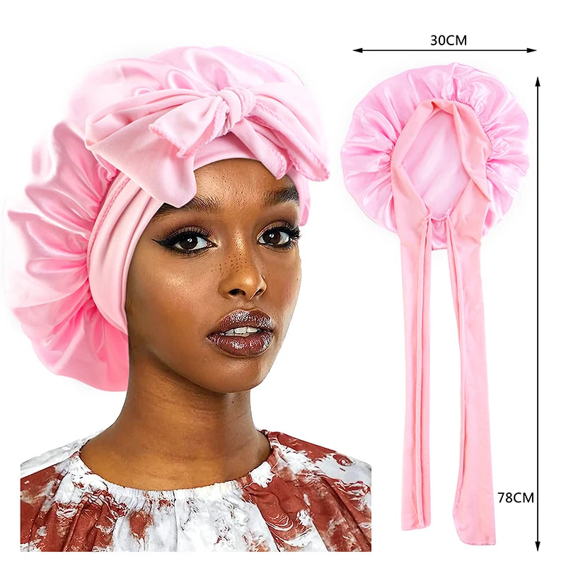 Eclipse Silk Sleep Bonnet — Frizz-Free, Tangle-Free Nights