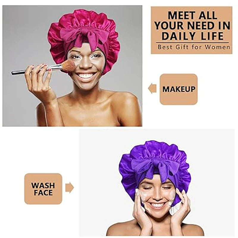 Eclipse Silk Sleep Bonnet — Frizz-Free, Tangle-Free Nights